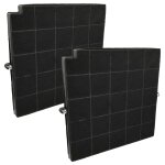 Vhbw 2x filtres  charbon actif compatible avec arthur martin eg8817 f30 90 s4, eg8818 f53 60 s4 hotte ...