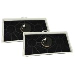Vhbw 2x filtres � charbon actif compatible avec bosch dhl545s / 02, dhl545s / 01, dhl505b / 02, dhl505b ...