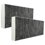 Vhbw 2x filtres � charbon actif compatible avec bosch dsf097a50, dsf067e50, drf097a50 hotte aspirante ...