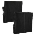 Vhbw 2x filtres  charbon actif compatible avec bosch dwa66dm50, dwa66dm50b / 01, dwa64bc50b / 01, dwa64bc50b ...
