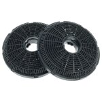 Vhbw 2x filtres � charbon actif compatible avec bosch dwk 68ak60r, 96aj60m, 68ak20r, 68ak20t, 68ak60t, ...