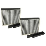 Vhbw 2x filtres � charbon actif compatible avec bosch dwq74bc50b / 01, dwq94bc50b / 01, dwq66dm50 / 01, ...