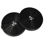 Vhbw 2x filtres  charbon actif compatible avec cata art28376, art28411 hotte aspirante - 17, 5 cm