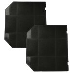 Vhbw 2x filtres � charbon actif compatible avec faber 112. 0157. 243 hotte aspirante - 26, 5 x 23, 7 ...