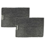 Vhbw 2x filtres � charbon actif compatible avec neff d8930 stainless - steel d8930n0gb hotte aspirante ...