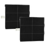Vhbw 2x filtres  charbon actif compatible avec neff z5119x5, z5116x1, z5116x5, z5116x0 hotte aspirante ...