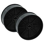Vhbw 2x filtres  charbon actif remplacement pour airlux cr780, cr790, cr800 pour hotte aspirante - 12, ...