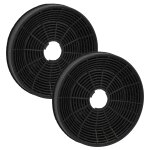 Vhbw 2x filtres � charbon actif remplacement pour beko 165730009, 115708, 9189204771, 971100007, as - ...
