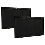 Vhbw 2x filtres � charbon actif remplacement pour bosch 11025805, 9001028224, 11008080, as - azkf1250, ...