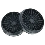 Vhbw 2x filtres � charbon actif remplacement pour bosch dhz5276 pour hotte aspirante - 19 cm