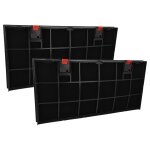 Vhbw 2x filtres � charbon actif remplacement pour brandt 74x3216, 95x6013, 72x0142, 72x3406 pour hotte ...