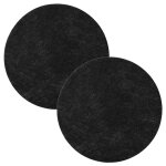 Vhbw 2x filtre � charbon actif remplacement pour delonghi 5512500259 pour friteuse - 130 mm