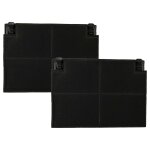 Vhbw 2x filtres � charbon actif remplacement pour electrolux e3cff70 pour hotte aspirante - 19, 5 x 13, ...