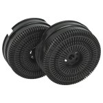 Vhbw 2x filtres � charbon actif remplacement pour indesit 484000008782, 8718868949233, 482000009756, ...