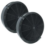 Vhbw 2x filtres � charbon actif remplacement pour indesit c00090697, c00136197, c00050989, c00383473, ...