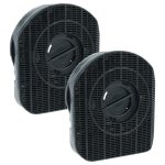 Vhbw 2x filtres � charbon actif remplacement pour indesit mod. 200, dkf42, chf200 / 1 pour hotte aspirante ...