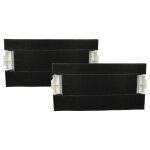 Vhbw 2x filtres � charbon actif remplacement pour siemens 434229, 00706593, 00572574, dhz4555, dhz4550 ...