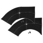 Vhbw 2x filtres  charbon actif compatible avec whirlpool akr 437 av, akr 423 wh, akr 428 / 1 wh, akr ...