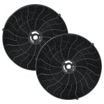Vhbw 2x filtres  charbon actif compatible avec whirlpool akr 808 bk, akr 809 uk mr, akr 809 mr, akr ...