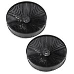 Vhbw 2x filtres � charbon actif compatible avec zanussi zk60w 94264000200, zk60x 94264000300 hotte de ...