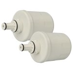 Vhbw 2x filtre � eau cartouche compatible avec samsung rs21jlbl1, rs21jlmr1, rs21jlbg1, rs21kasm, rs21jlsg1, ...