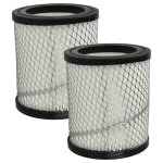 Vhbw 2x filtre compatible avec grafner aspirateur  cendres, barbecue et chemine version 2. 0 aspirateur ...