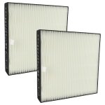Vhbw 2x filtres hepa hepa 13 compatible avec daikin acm55w, ak55w, ack55v, acm55u, mc55u, acck55u, ack55t ...