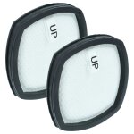 Vhbw 2x filtre compatible avec leifheit power vac 11925, 11926 aspirateur - filtre hepa noir / blanc