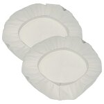 Vhbw 2x filtres � membrane compatible avec al - ko jetstream aspirateur - lot de filtres textiles blanc ...