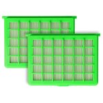 Vhbw 2x filtre compatible avec moulinex mo153301, mo153501, mo153301 / 4q0, mo153341 / 4q0 aspirateur ...