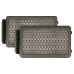 Vhbw 2x filtre compatible avec moulinex mo3985pa, mo398 aspirateur - filtre hepa contre les allergies ...