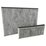 Vhbw 2x filtres compatible avec bosch jd69lf60 hotte aspirante - 2x filtre � charbon actif blanc / gris ...