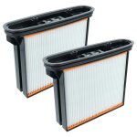 Vhbw 2x filtre pliss� plat f8 compatible avec spit ac1630p, ac1625, ac1600, ac1630pm aspirateur sec / ...