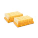Vhbw lot de 2x filtres pliss� plat compatible avec k�rcher wd 4 s v - 20 / 5 / 22, wd 4 v - 20 / 5 / ...
