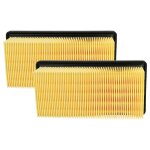 Vhbw 2x filtre pliss� plat compatible avec k�rcher wd 7. 700, wd 7. 500, wd 7. 300, wd 7. 200, wd 7. ...