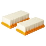 Vhbw 2x filtre pliss� plat compatible avec milwaukee as 30 mac, as 42 mac aspirateur - filtre de refroidisseme ...
