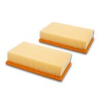 Vhbw 2x filtre  pris plats pour aspirateur robot multi - usages krcher nt 35 / 1 tact / te / m, nt ...