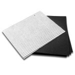 Vhbw 2x filtres compatible avec privileg 60cm hotte aspirante - 1x filtre  charbon actif, 1x filtre ...