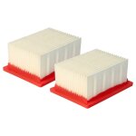 Vhbw 2x filtre remplacement pour metabo 623768000 pour aspirateur, outil d'aspiration - filtre hepa contre ...