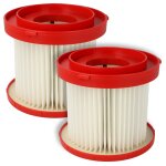 Vhbw 2x filtre remplacement pour milwaukee 4931465230, 4058546360368, 4932478754 pour aspirateur - filtre ...