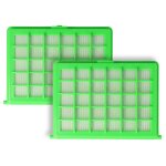 Vhbw 2x filtre compatible avec rowenta ro 1755 ga 4q0, ro 1755 r14 q0, ro 1755014 q0, ro 17554 a4q0 aspirateur ...