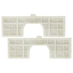 Vhbw 2x filtre compatible avec samsung navibot sr8847, sr8848, sr8849, sr8877, sr8850, sr8855, sr8857, ...