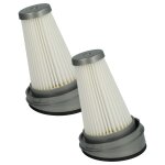 Vhbw 2x filtre compatible avec sencor svc 8618gd, svc 8621ti, svc 0625at aspirateur - filtre hepa contre ...