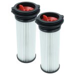 Vhbw 2x filtre compatible avec siemens bbh7pet, bbh6pzoo, bbh6p25k, bbh73275, bbh73260k, bbh6p25 aspirateur ...