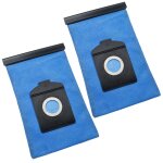 Vhbw 2x sacs compatible avec bosch big bag 3 l bsn 2100ru aspirateur - polyestere, 25, 3cm x 17, 4cm, ...