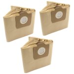 Vhbw 30x sacs compatible avec bestron hobbyvac 1000 aspirateur - papier, couleur sable
