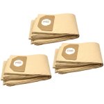 Vhbw 30x sacs compatible avec chromex ourangan force 20, pro 900, robot 2000 aspirateur - papier, marron ...