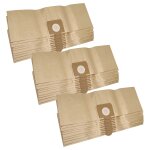 Vhbw 30x sacs remplacement pour bosch typ x, typ w pour aspirateur - volume de 20 l 45cm x 20cm couleur ...