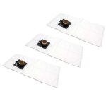 Vhbw 30x sacs remplacement pour rowenta zr 81 pour aspirateur - microfibre non tisse, 61cm x 27cm blanc ...