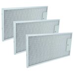 Vhbw 3x filtre anti - graisse compatible avec bosch dhi965v4, dhi965v2, dhi965v3, dhi955fx5, dhi965v1, ...